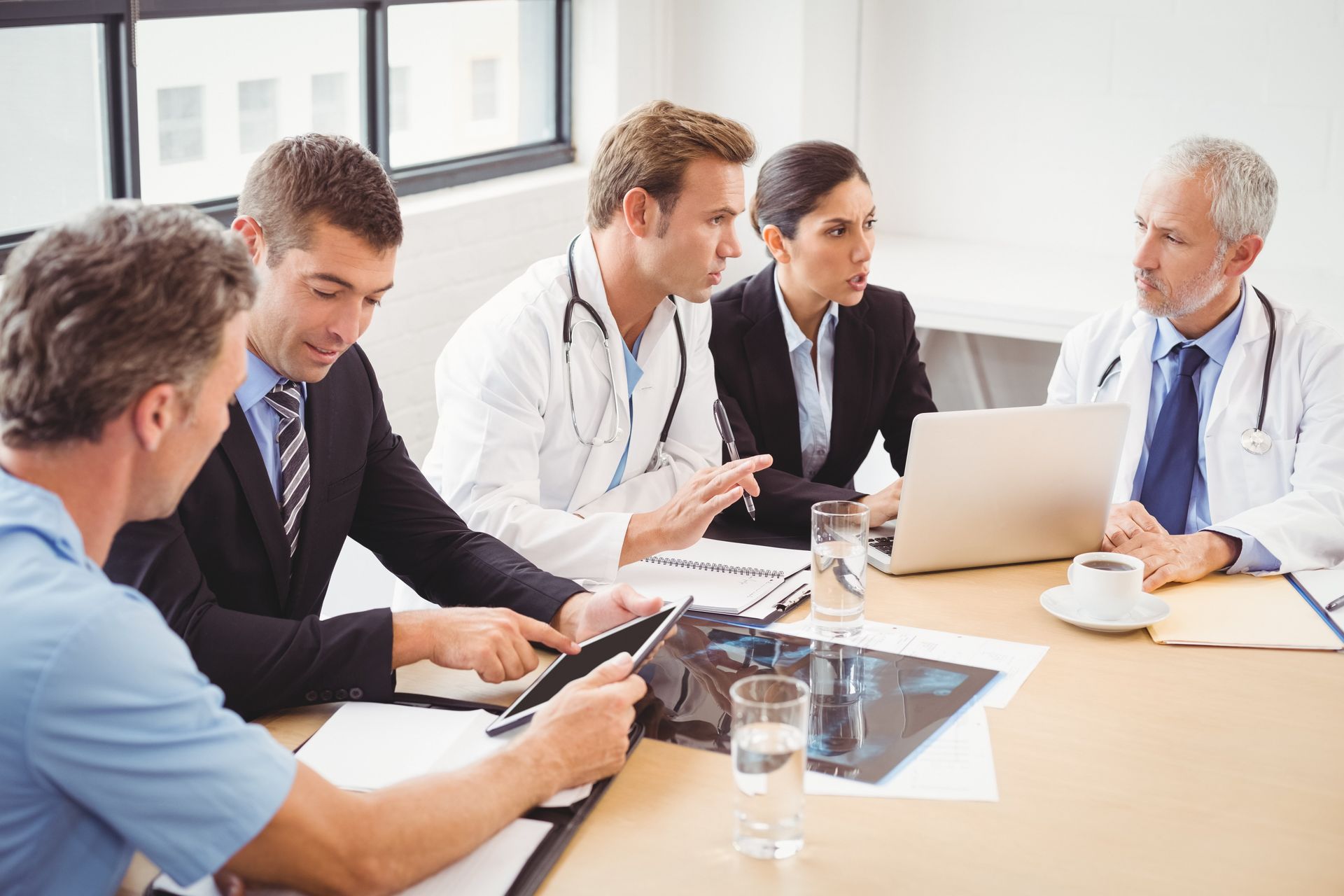 Doctors Meeting At Conference