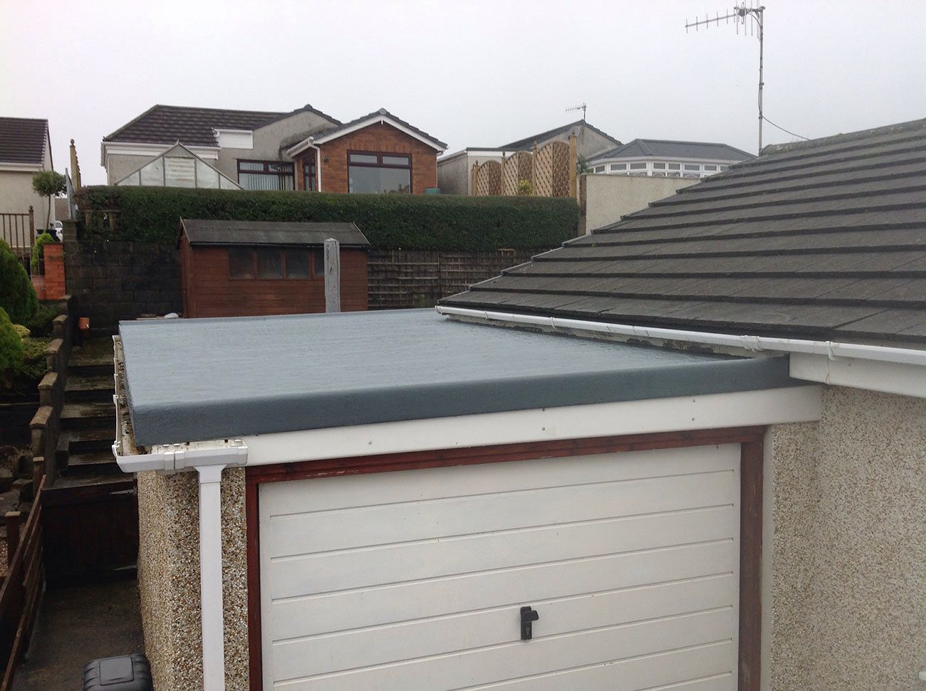 Fibreglass Roof Garage Roof