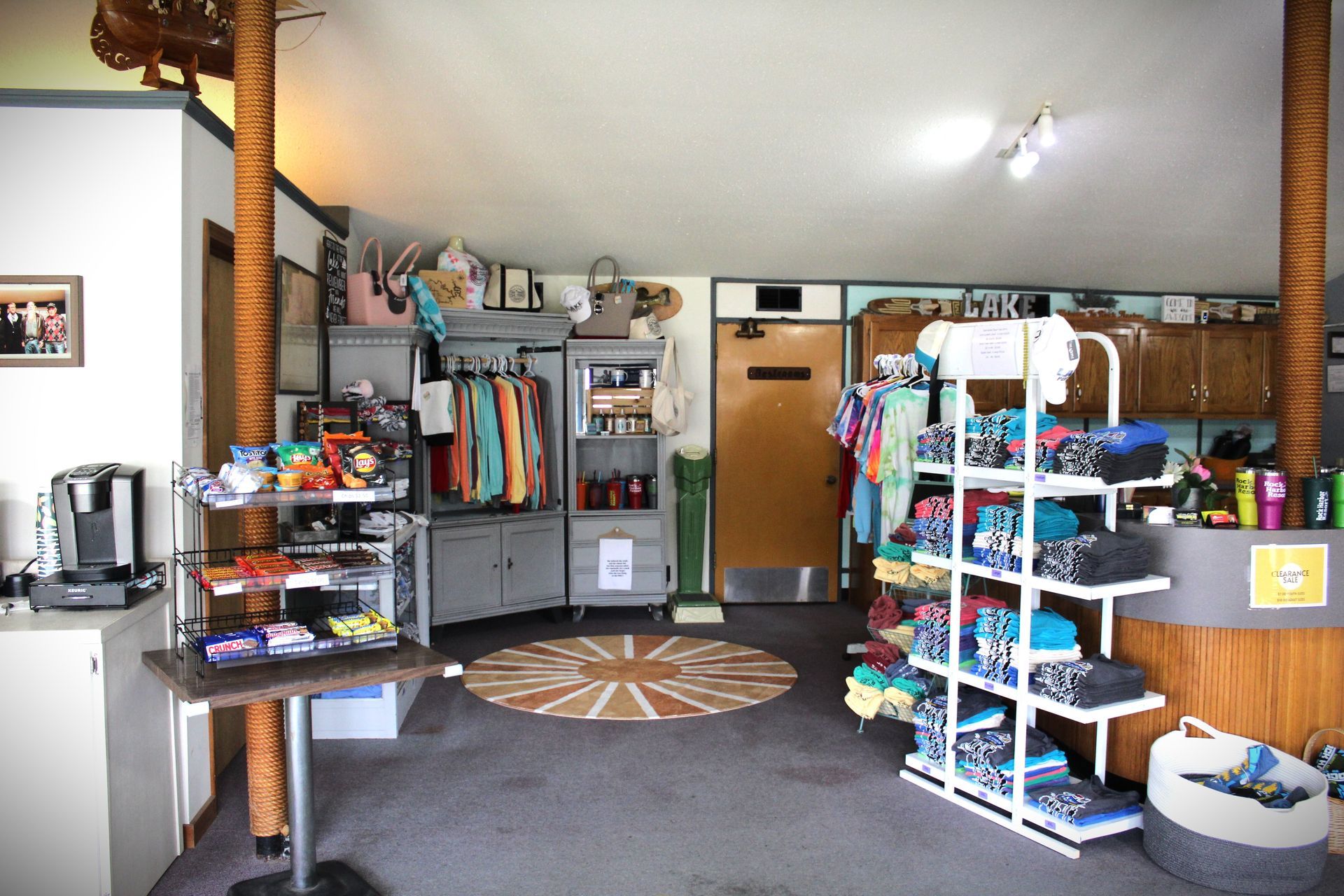 A store filled with lots of clothes and other items