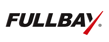 The full bay logo is black and red with a red arrow.
