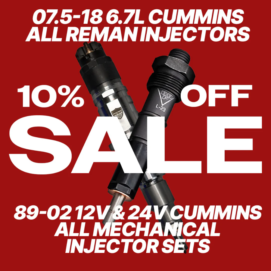 07.5-18 6.7L Cummins All Reman Injectors 10% off sale 89-02 12V & 24V Cummins All Mechanical Injector sets