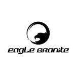 Eagle Granite logo: Black eagle silhouette within a circle, with 