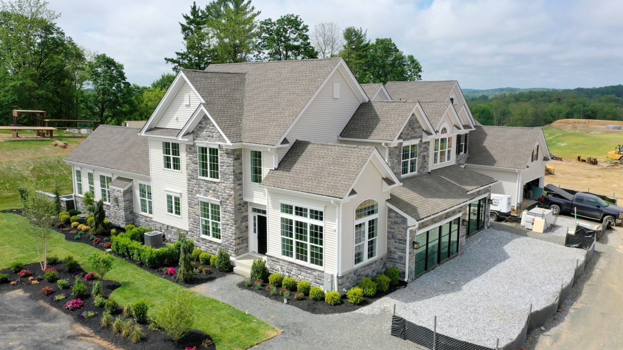 Residential Landscaping Project in Progress in Montgomery County, PA