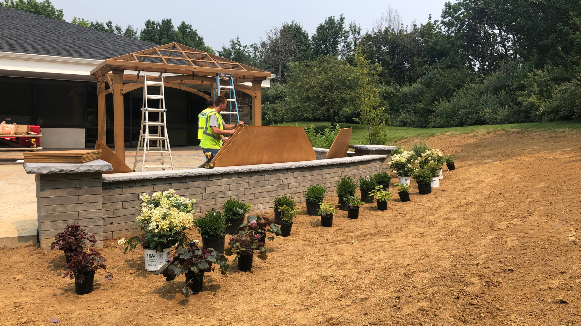 New Construction Plantings, Exton, Pa