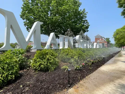 Commercial landscaping project