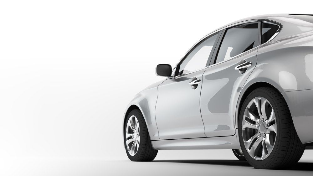 A Silver Car is Parked on a White Background — CS Mechanical in Gormans Hill, NSW