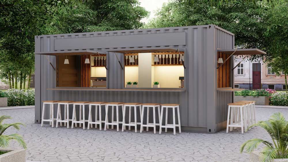 Making A Shipping Container Into An Office, Bar, Cafe Or Coffee Shop