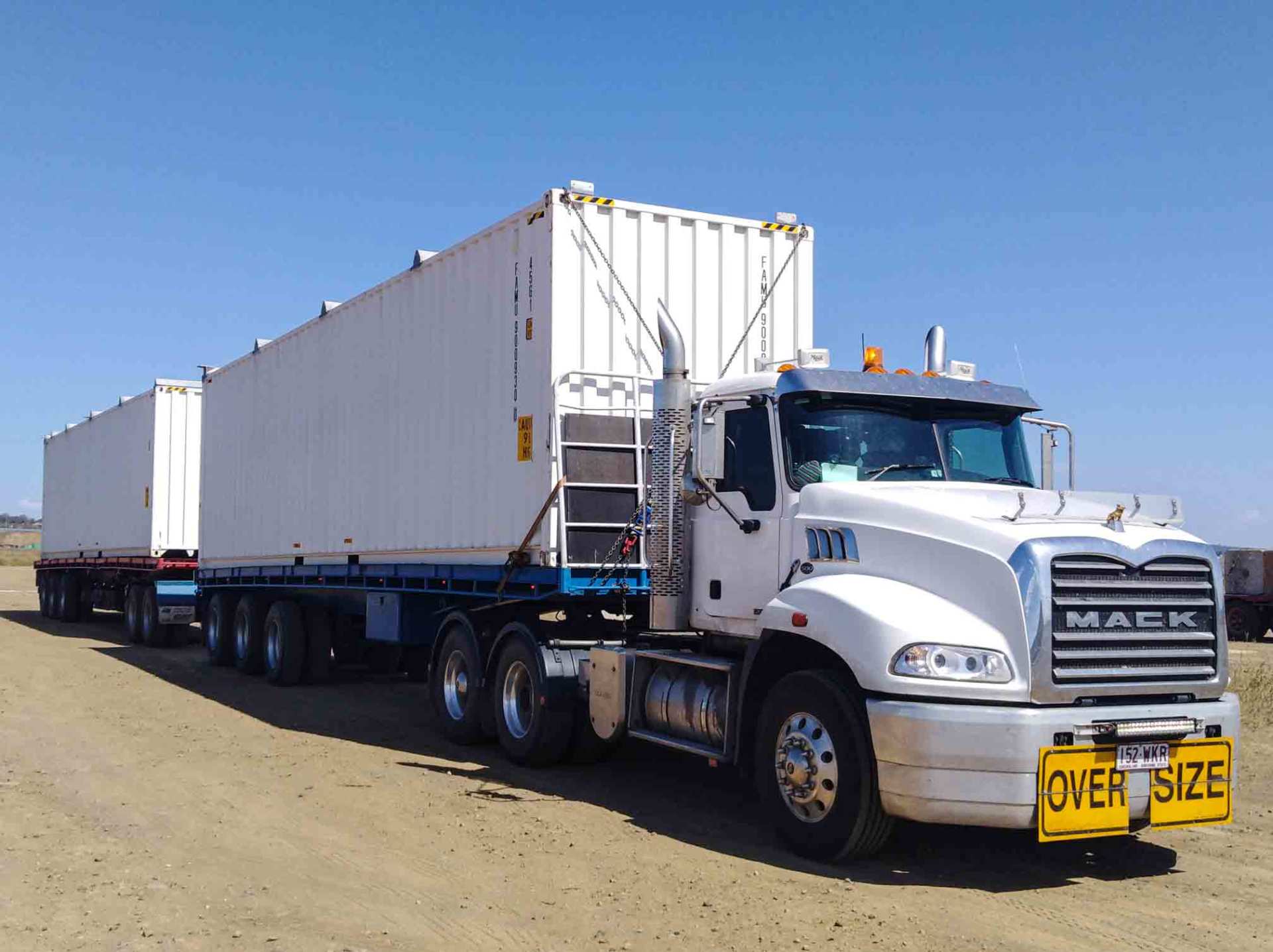 Large White Truck — East Coast Containers in Chevallum, QLD