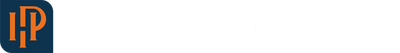 Logotipo da HP em azul e laranja no canto superior esquerdo sobre um fundo branco.