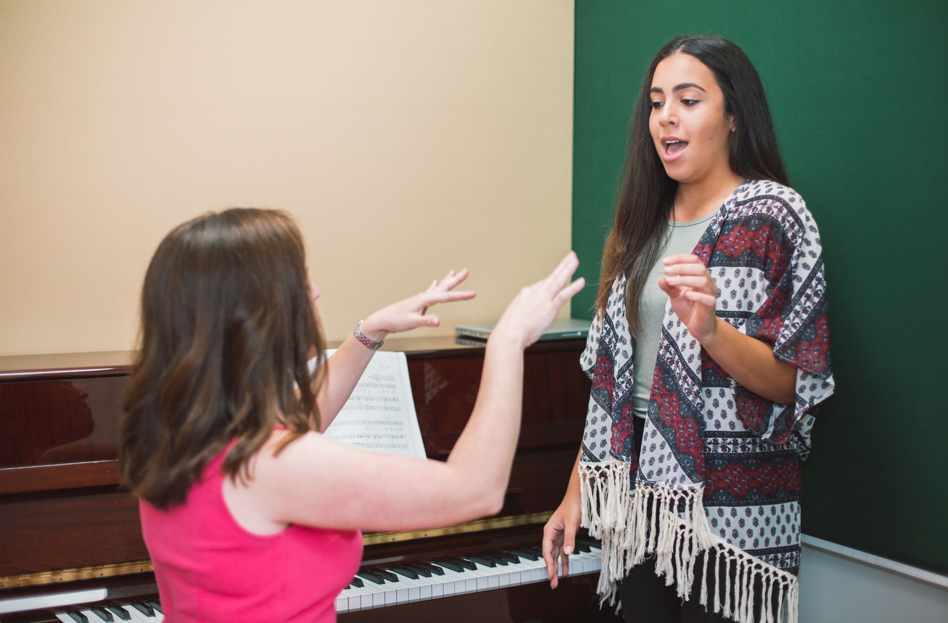 singing lesson