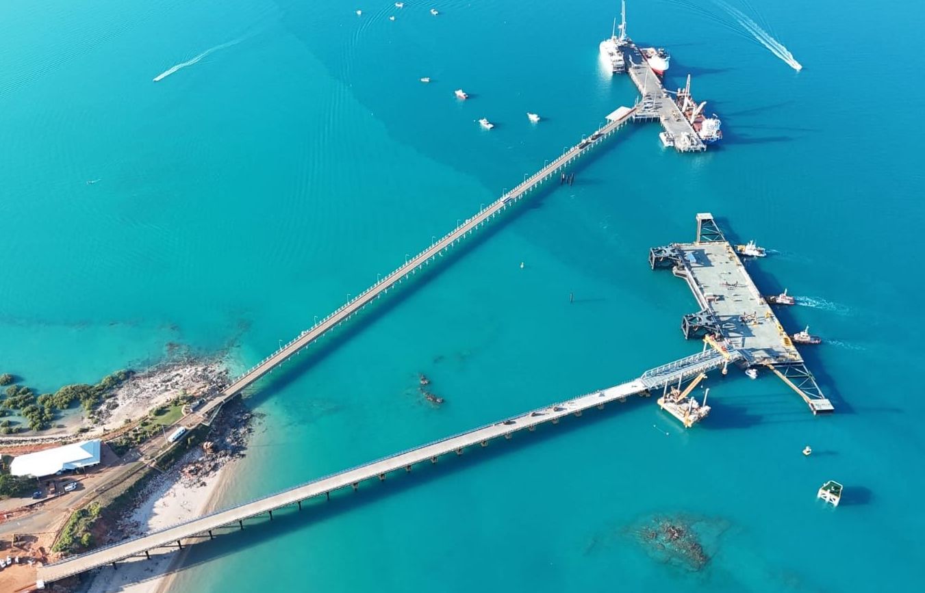 KMSB Floating Wharf Aerial View