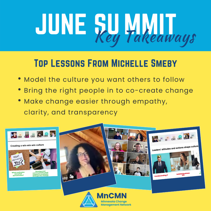 MNCMN June Summit top lessons from Michelle Smeby