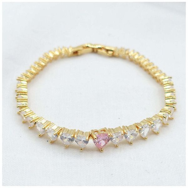bracciale tennis oro con diamanti