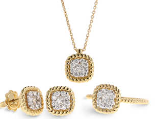 collana e bracciale diamanti