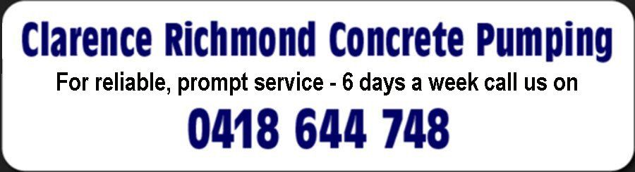 clarence richmond concrete pumping logo