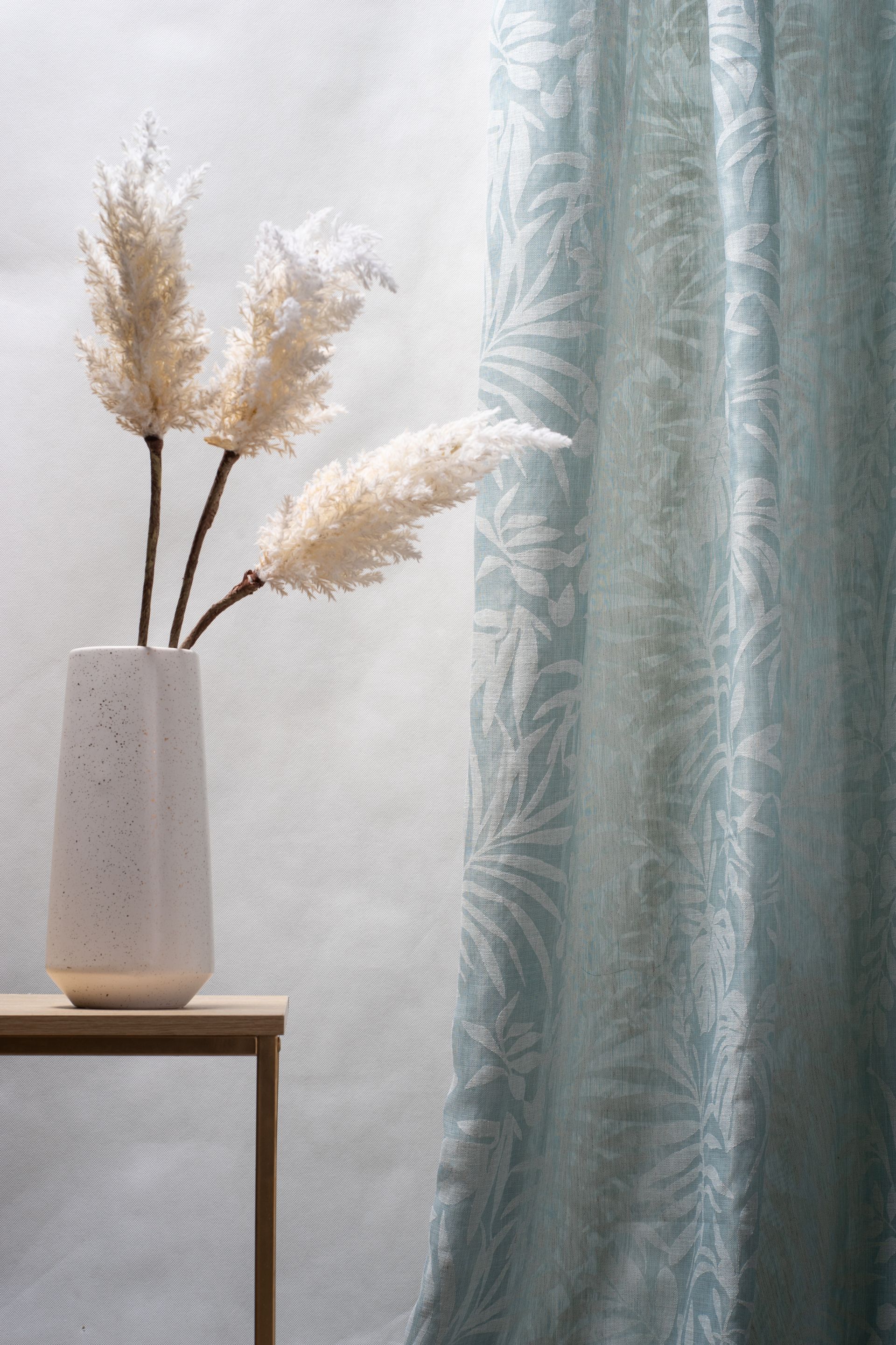 Pink & Cream Floral Curtain — Bundaberg, Qld — Andersons Curtains & Blinds