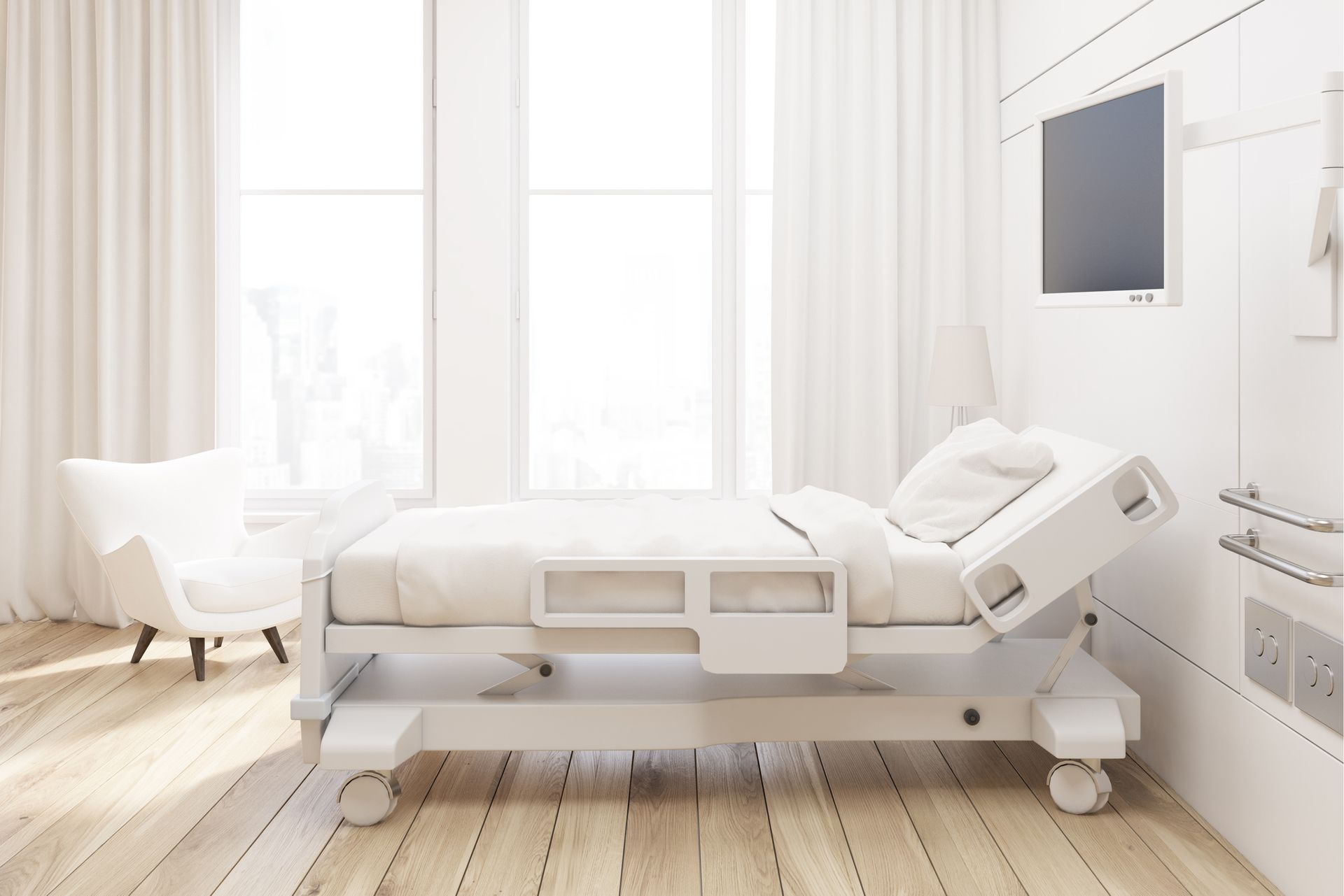 Hospital Room — Bundaberg, Qld — Andersons Curtains & Blinds