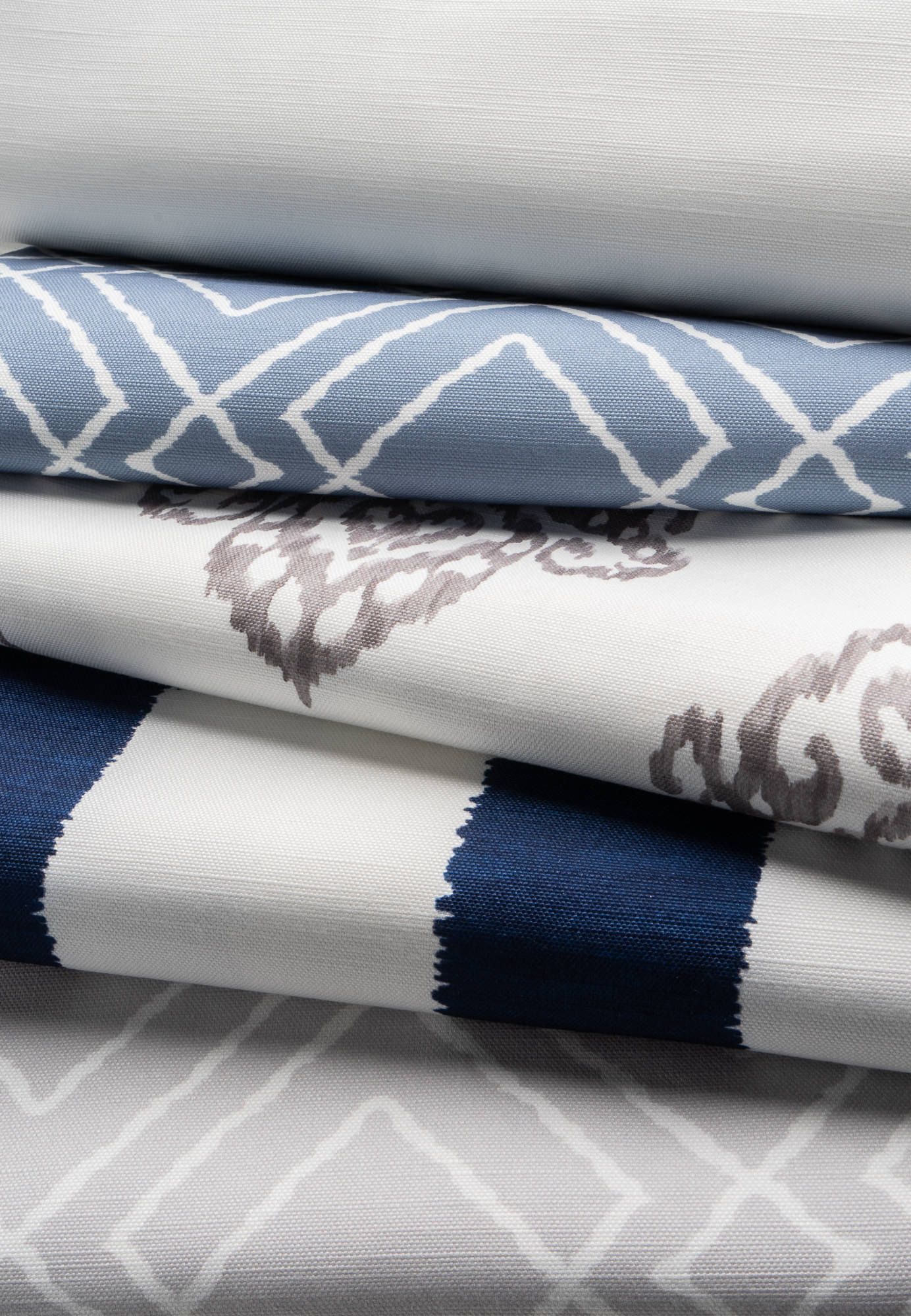 Floral and Stripes Curtain — Bundaberg, Qld — Andersons Curtains & Blinds