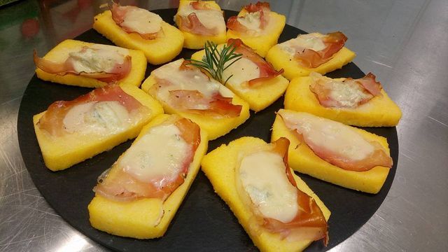 polenta speck e formaggio
