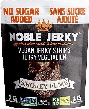 NOBLE JERKY - SMOKEY NO SUGAR 12/2.47 oz