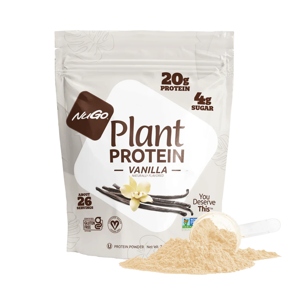 NUGO PLANT PROTEIN VANILLA 2LB BAG