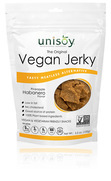 UNISOY VEGAN JERKY - PINEAPPLE HABANERO 12/3.5 oz