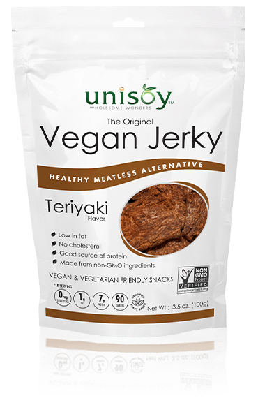 UNISOY VEGAN JERKY - TERIYAKI 12/3.5 oz