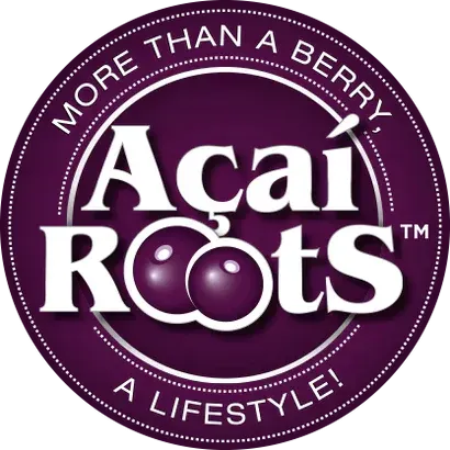 logo for acai roots 