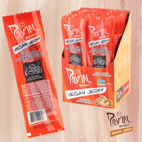 PRIMAL STRIPS JERKY HOT & SPICY 24/1 oz