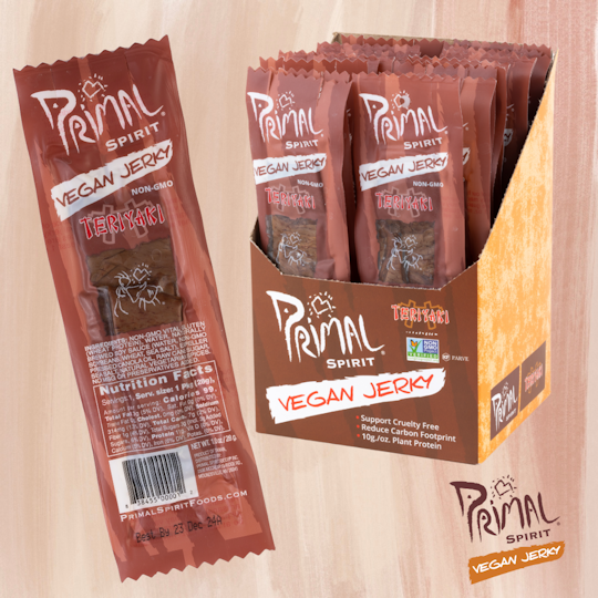 PRIMAL STRIPS JERKY TERIYAKI 24/1 oz