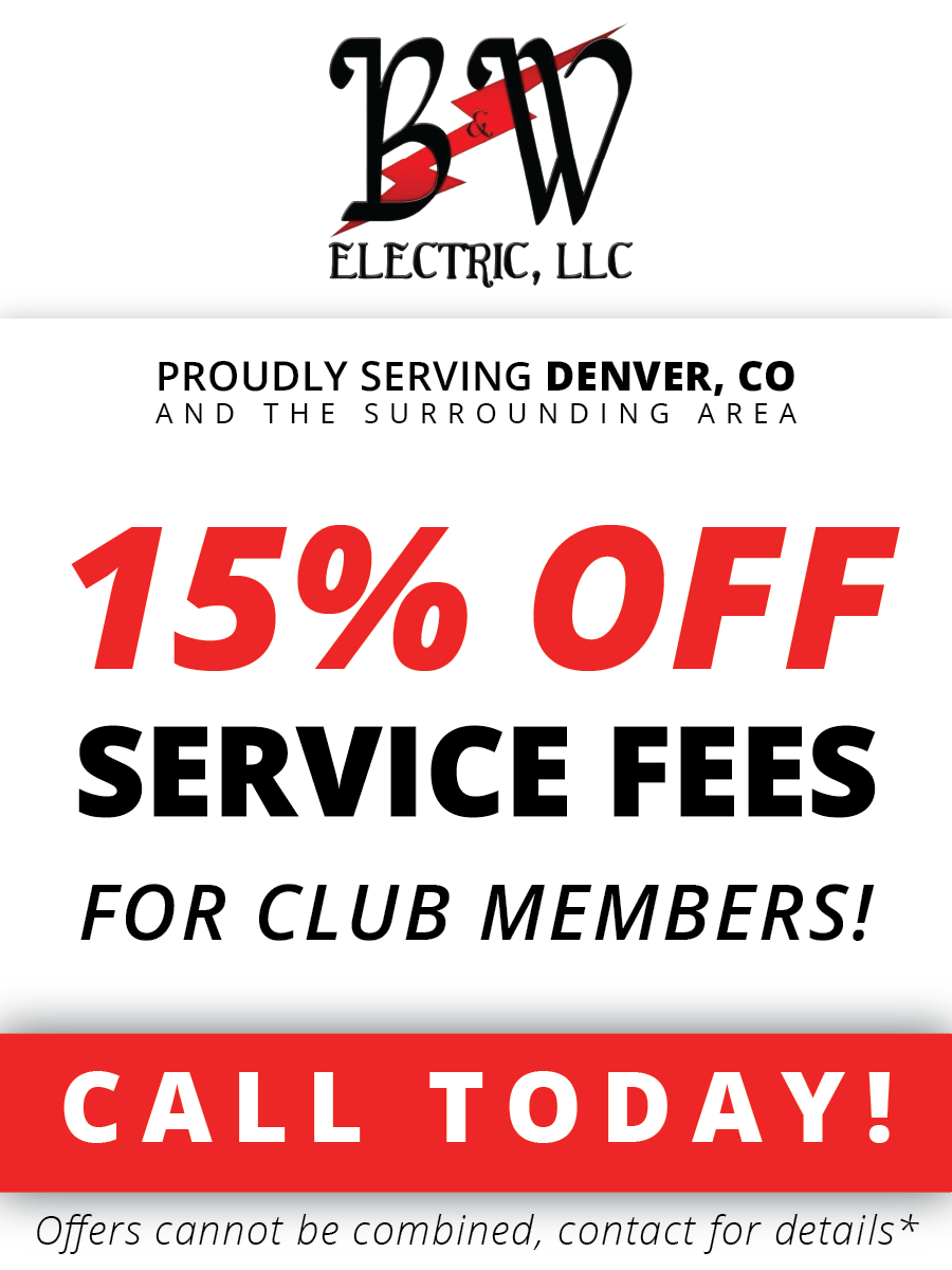 A sign that says fifteen percent off service fees for club members
