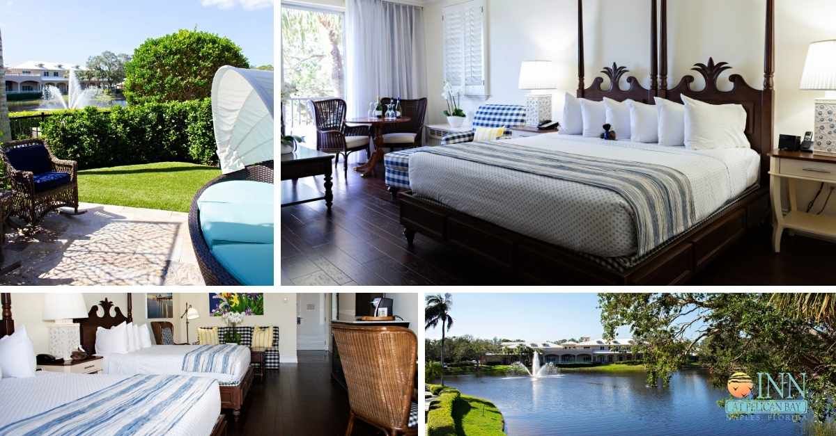 Luxury hotel rooms at the Inn at Pelican Bay