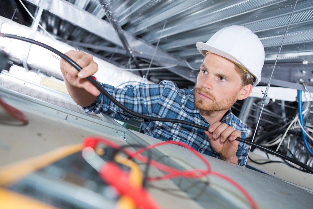 Repairing Electrical Wiring On The Ceiling —  Residential Electrician in Gympie, QLD