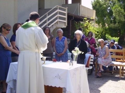 messa in una casa di riposo