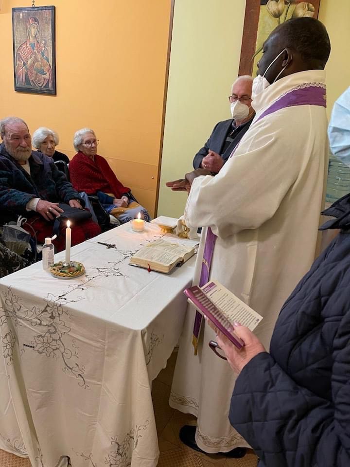 messa in una struttura per anziani