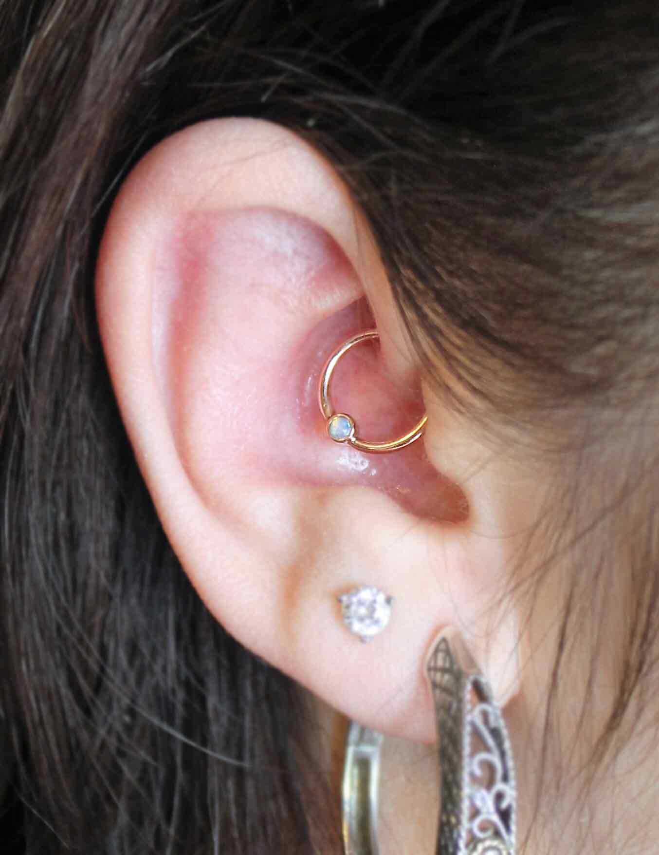 Triple Ear Pierce — Custom Piercing in New York, NY