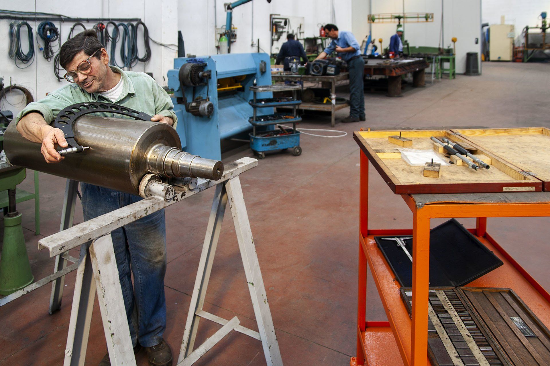 Lavoro con fiamma ossidrica