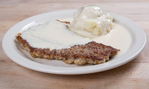 Savoy Hot Lunch Chicken Fried Steak with Mashed Potatoes and Gravy