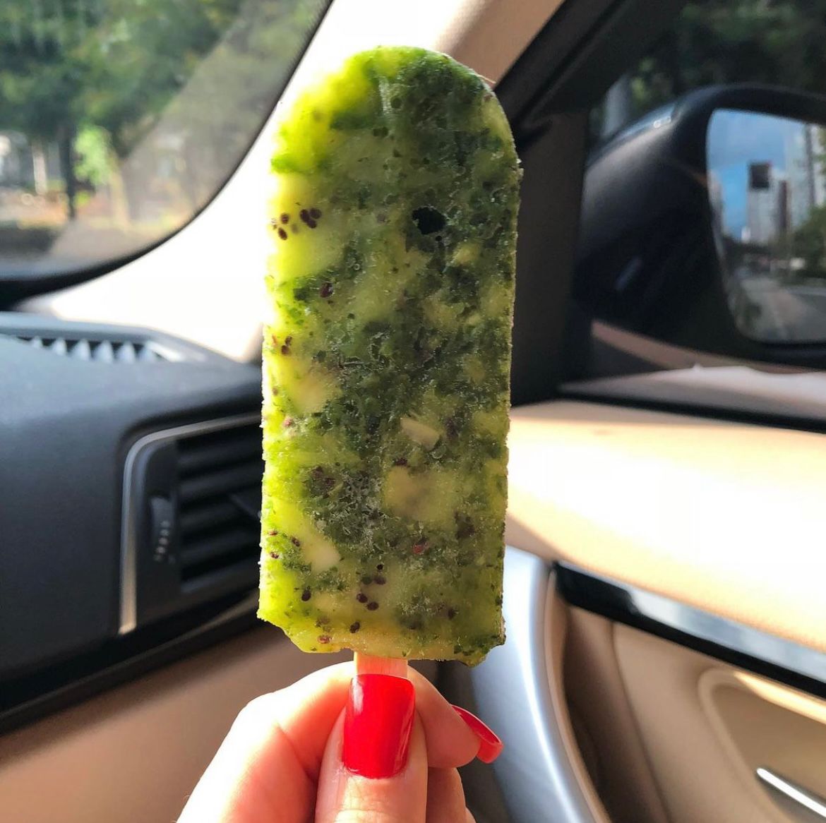 Receita de Picole de Kiwi