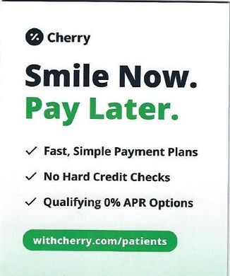 Advertisement for Cherry payment plans: