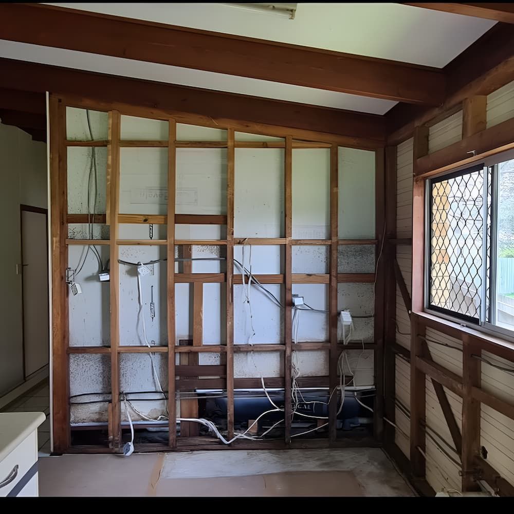 A Room With a Wooden Wall and a Window — Veramax Industries in Park Avenue, QLD