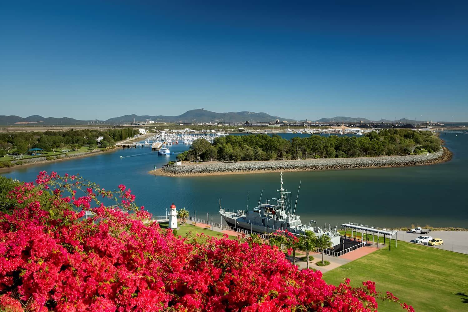 A Large Ship is Docked in the Middle of a Body of Water — Veramax Industries in Gladstone, QLD