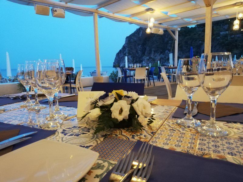 Restaurant on the sea