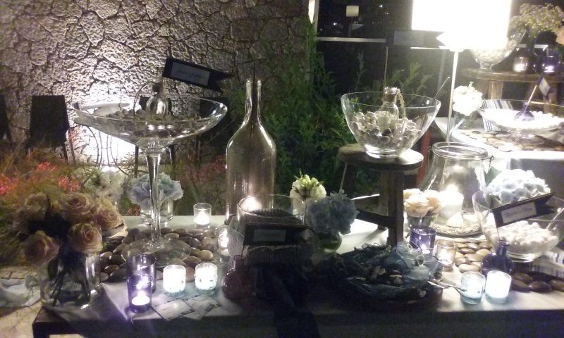 Decorated tables for events