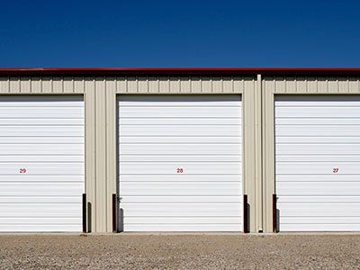 Storage Space — White Storage Units in El Cajon