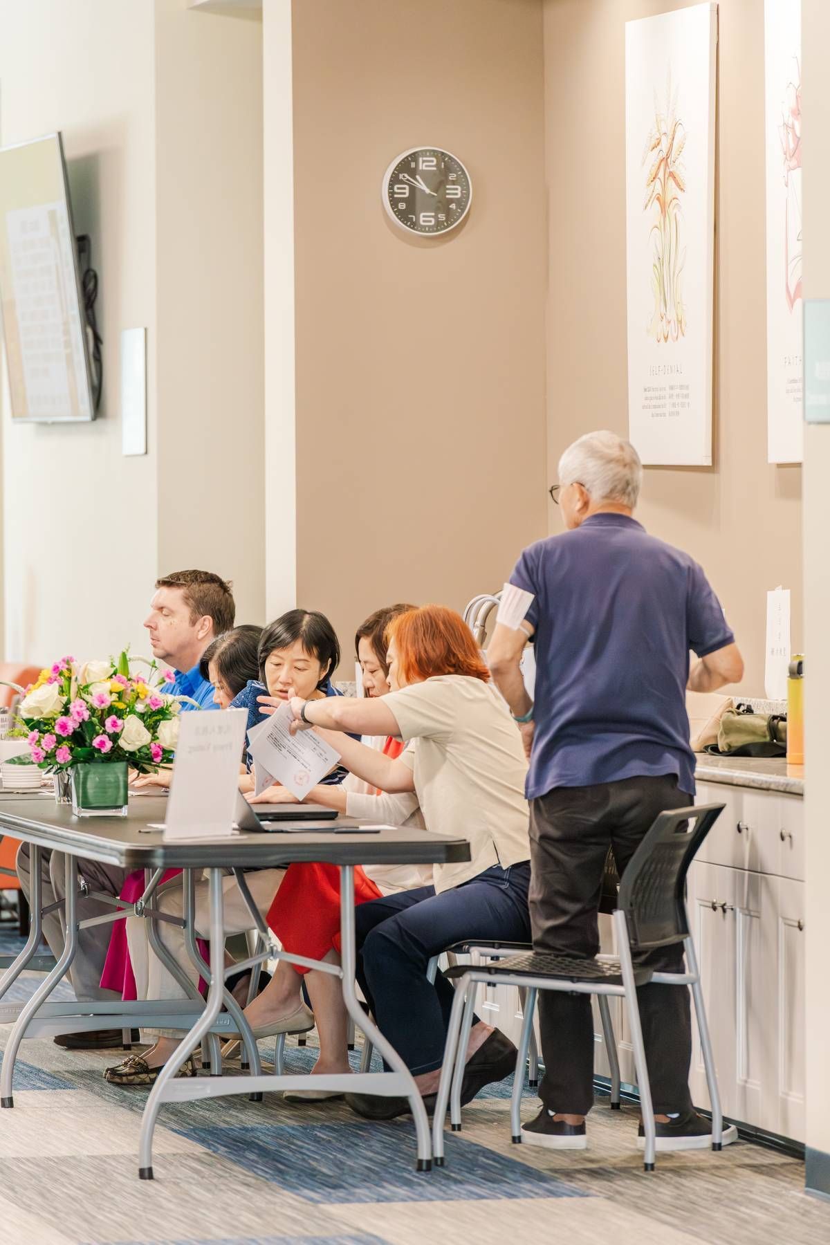 Fellowship and vote at Raleigh Chinese Christian Church
