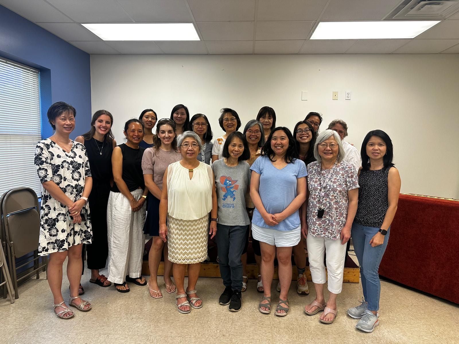Women's Bridge group at Chinese church in Raleigh Cary, NC