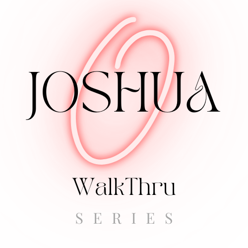 A logo for the joshua walk thru series