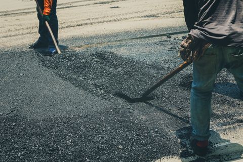 Commercial Paving — Road Street Repairing Works in Spokane, WA