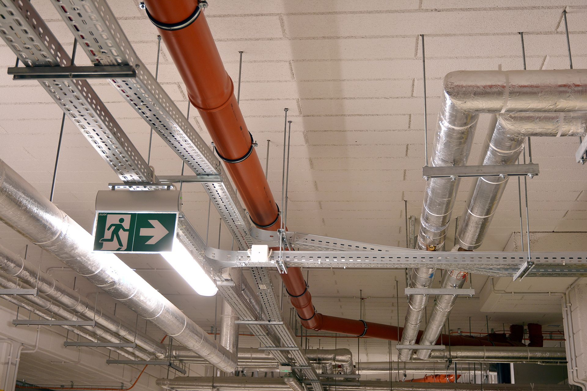 impianto di riscaldamento industriale